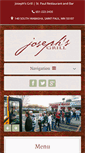 Mobile Screenshot of josephsgrill.com